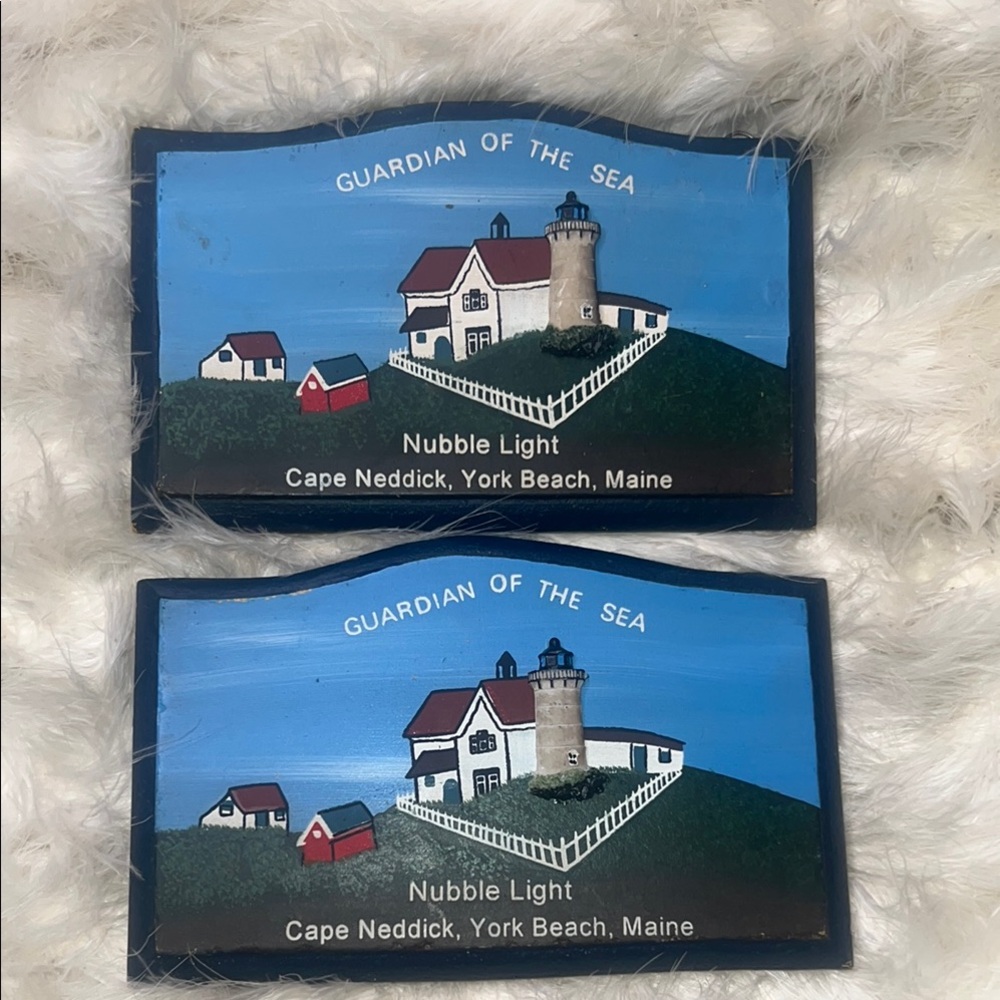 Guardian of the Sea Wall Plaques Nubble Light Cape Neddick, York Beach, Maine